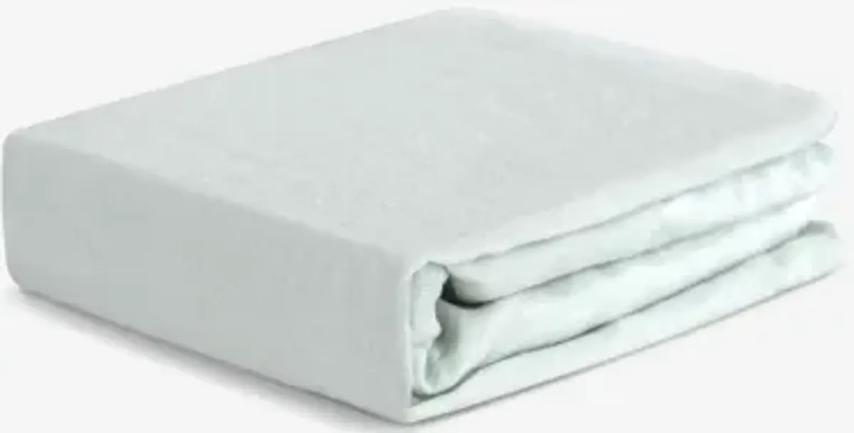 Bedgear® Hyper-Linen™ Light Green Fitted Crib Sheet