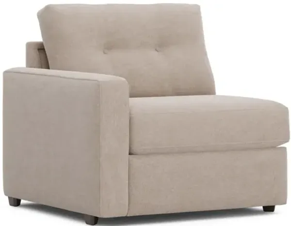 ModularOne Stone Left Arm Facing Power Recliner