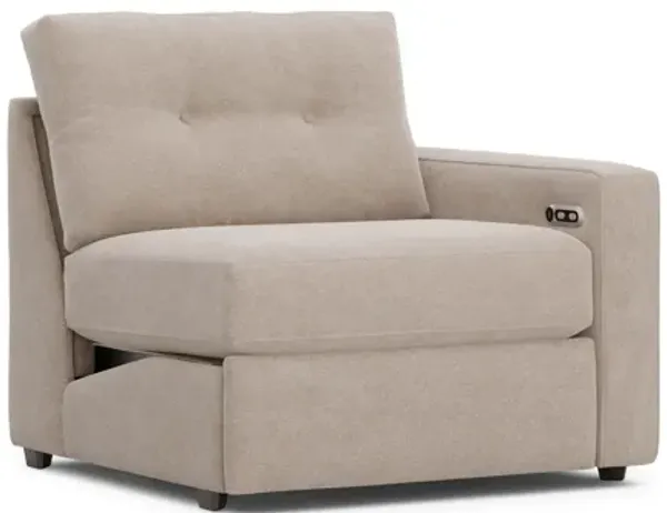 ModularOne Stone Right Arm Facing Power Recliner