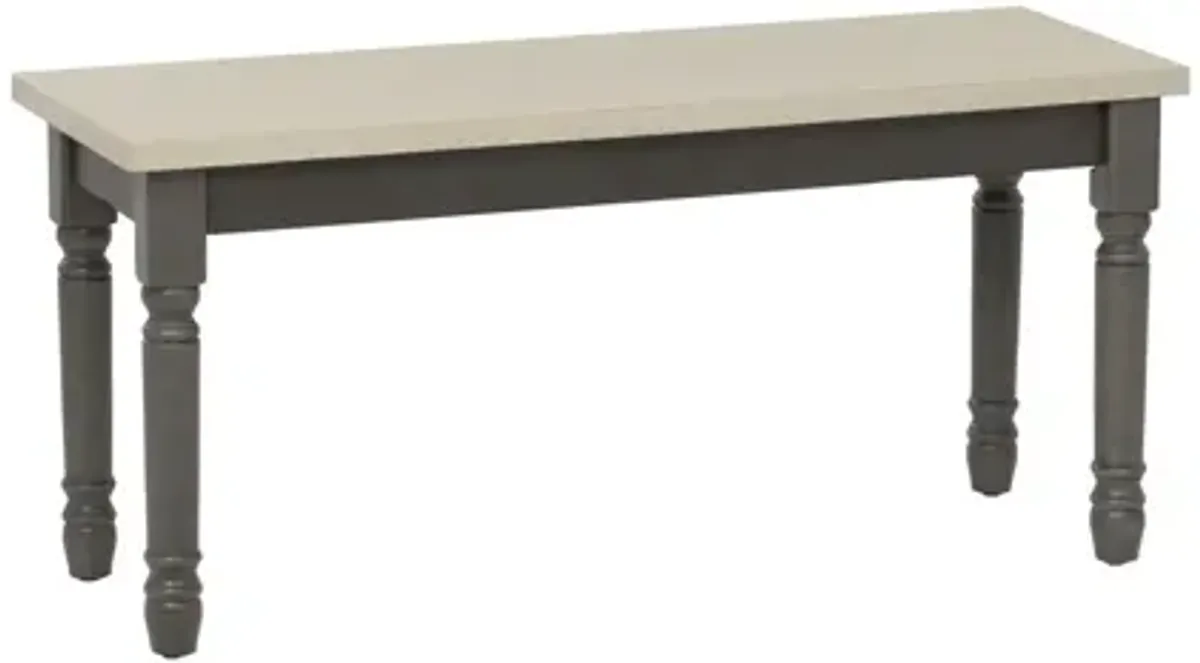 Willow Grey Bench