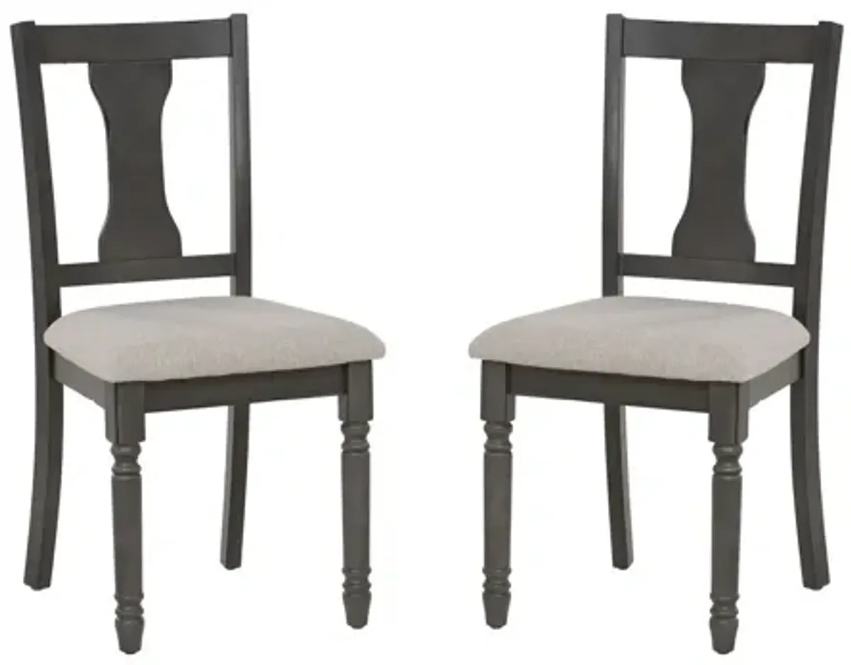 Willow Grey Side Chair (Set of Two)