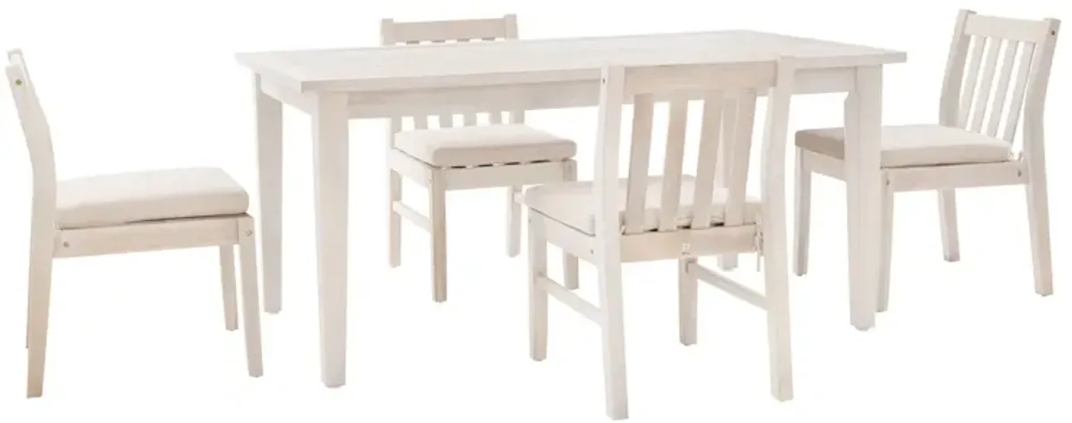 Svana Natural Dining Set 5-Piece