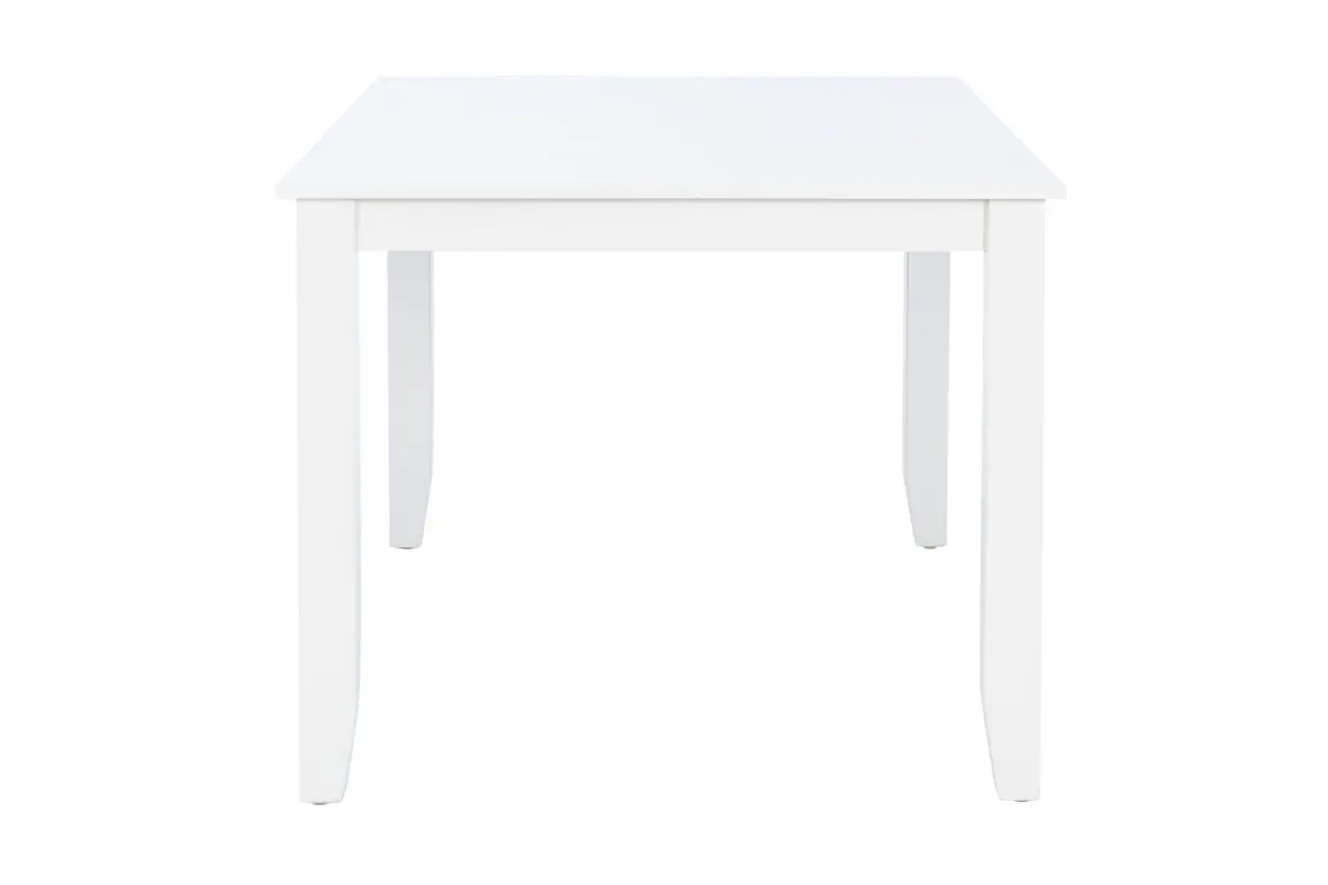 Maui White Rectangle Dining Table