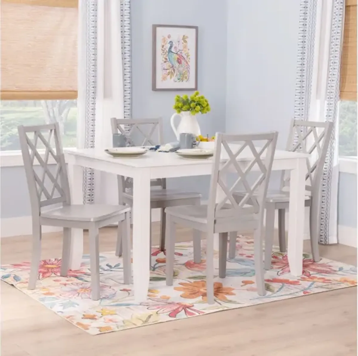 Maui 5-Piece Grey Dining Set