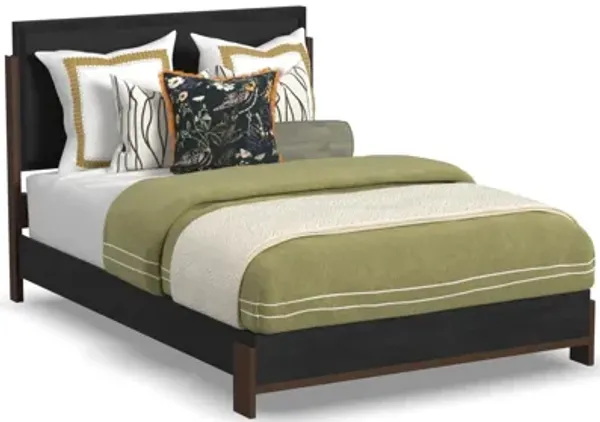 Waterfall Queen Panel Bed