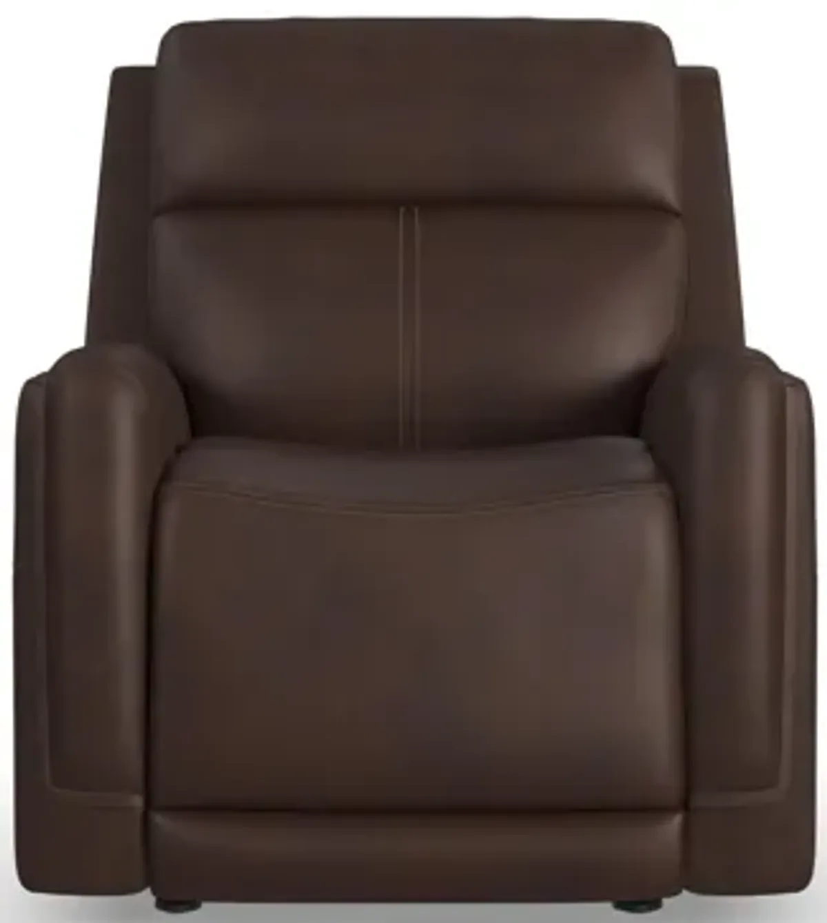 Alister Burnt Umber Leather Power Gliding Recliner