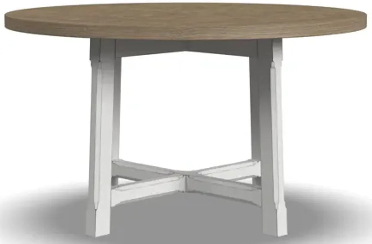 Melody White Round Dining Table