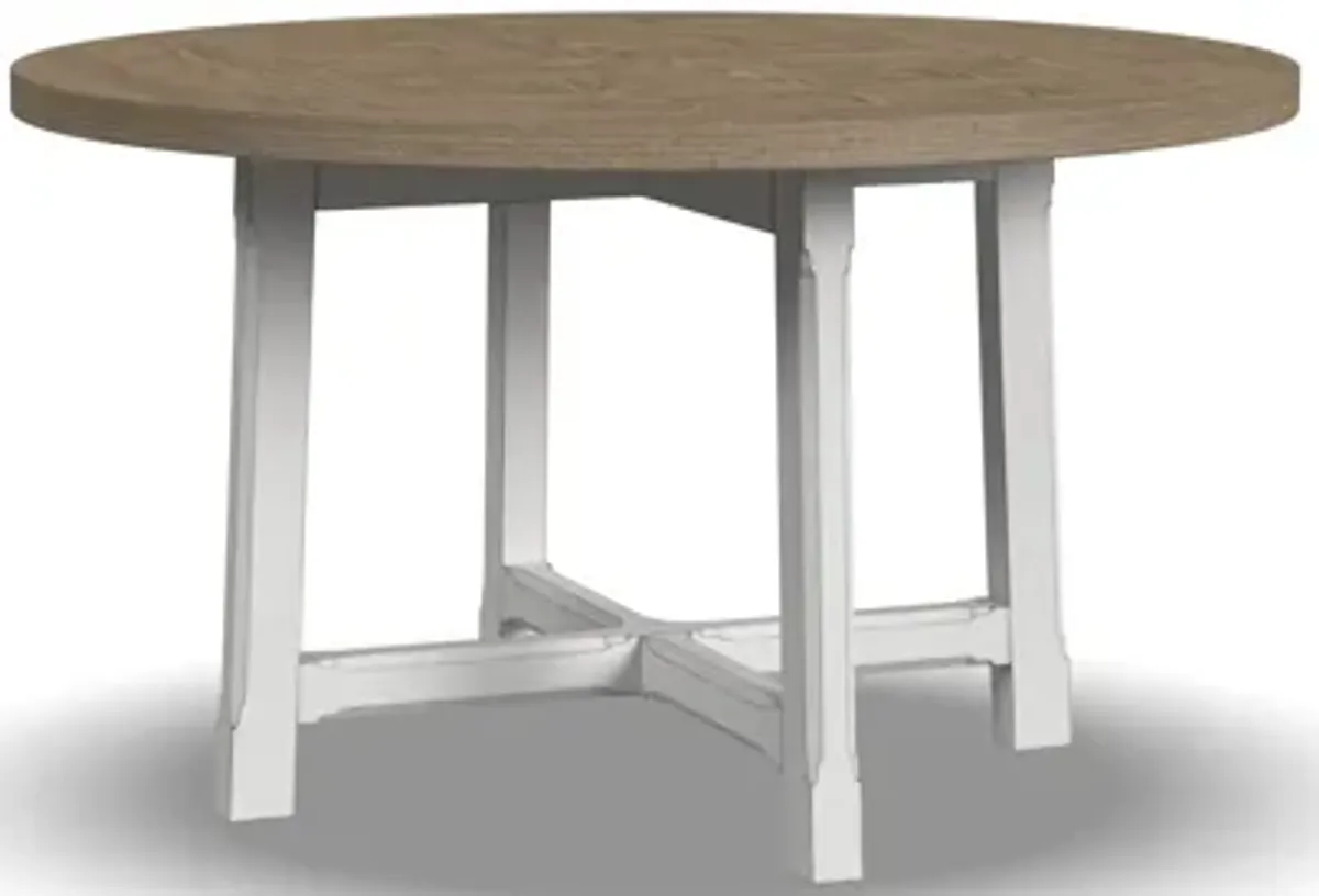 Melody White Round Dining Table