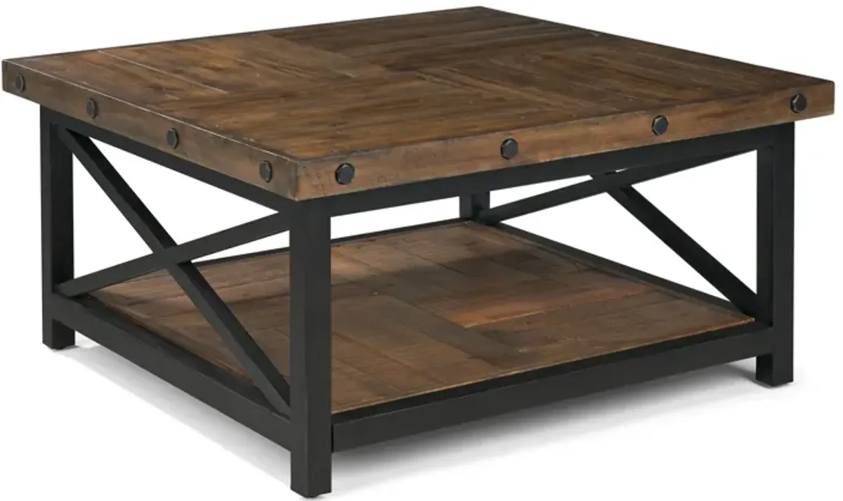 Carpenter Brown Square Coffee Table