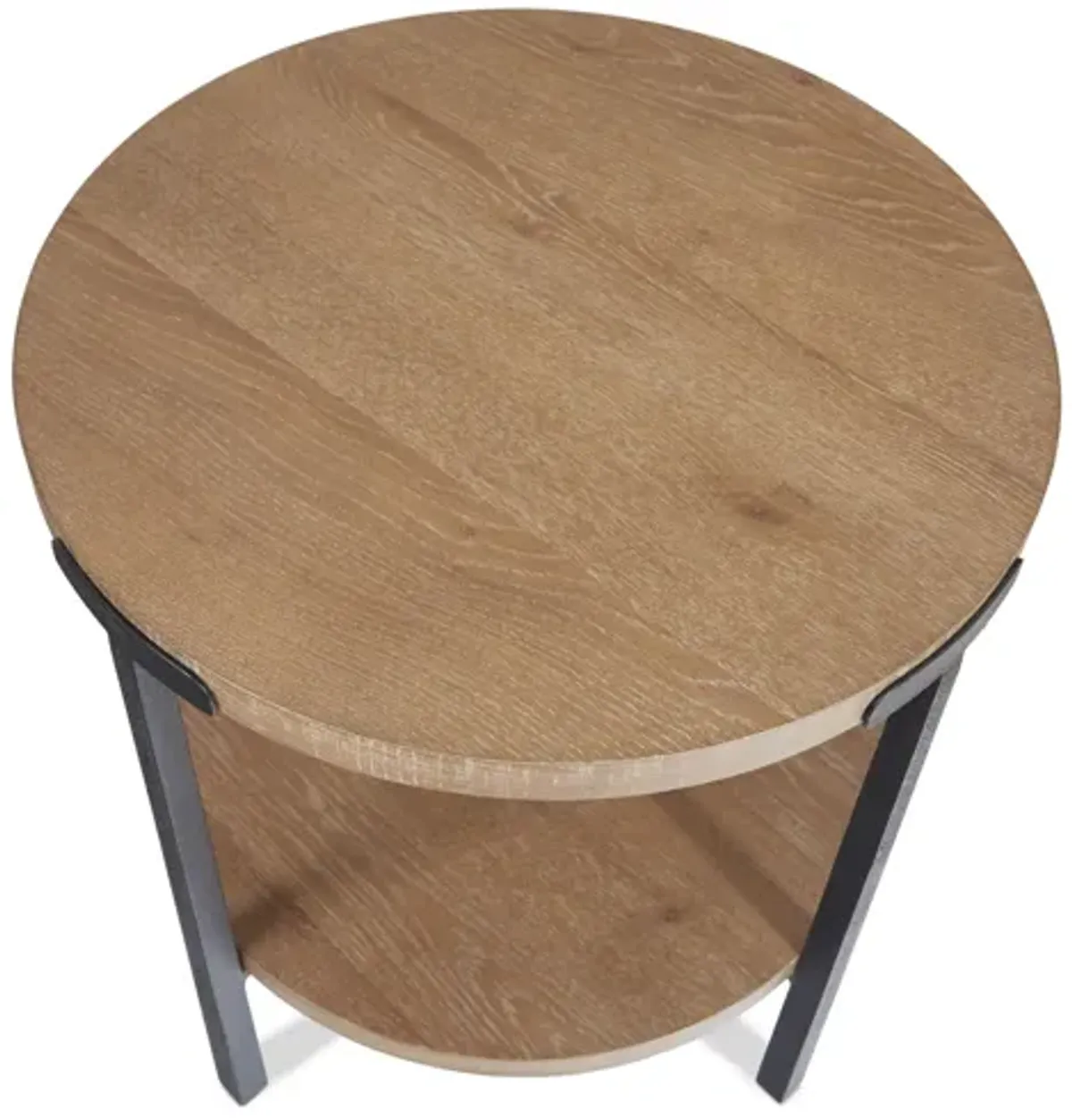 Millwork Brown Round End Table