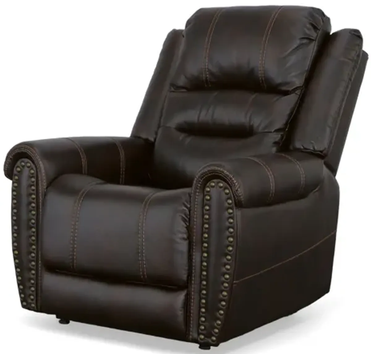 Oscar Molasses Fabric Power Lift Recliner