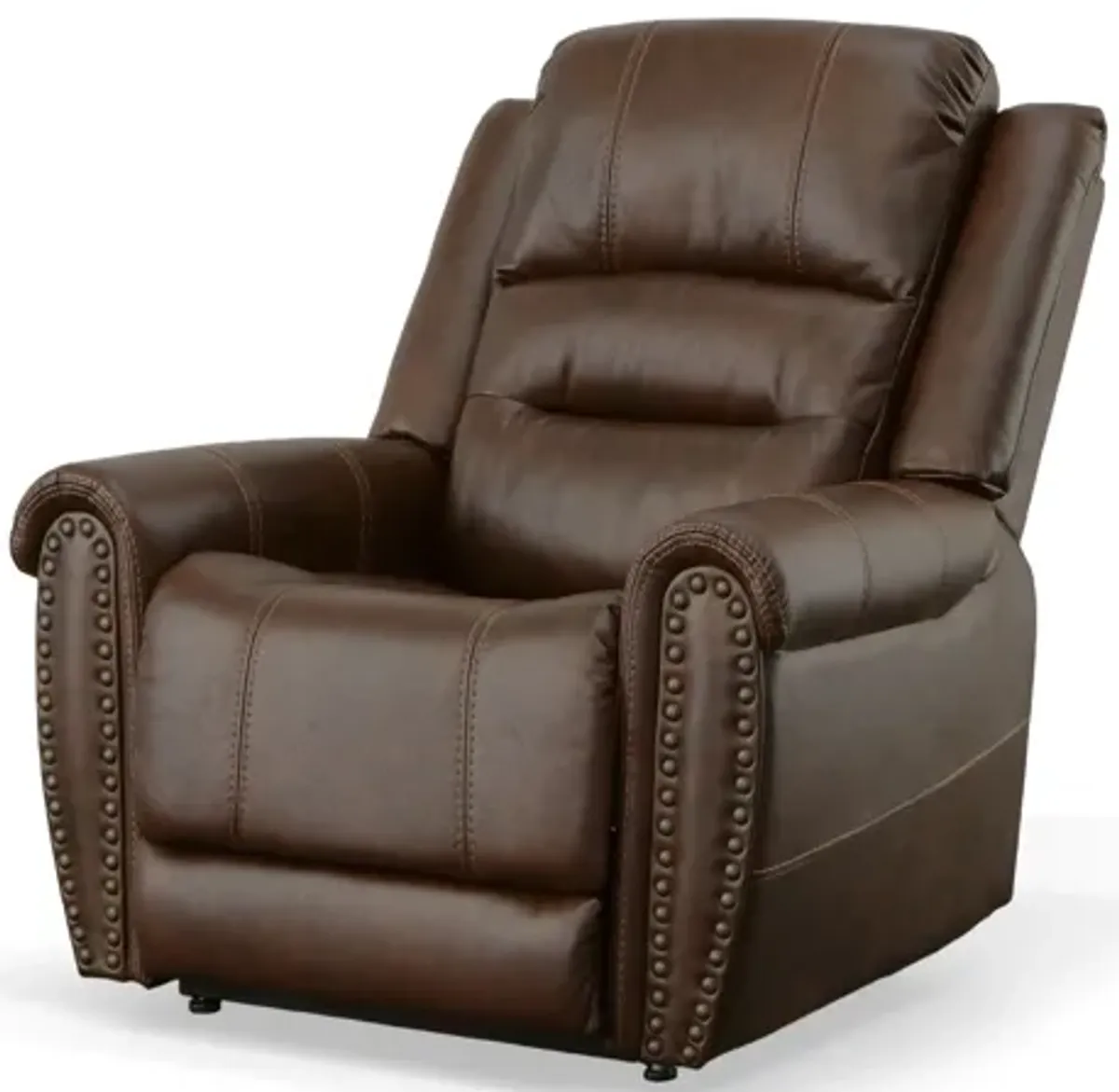 Oscar Pumpernickel Fabric Power Lift Recliner