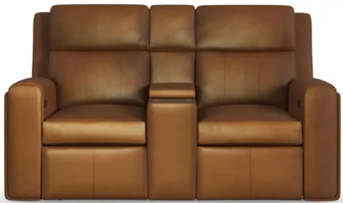 Wyatt Power Reclining Loveseat with Console