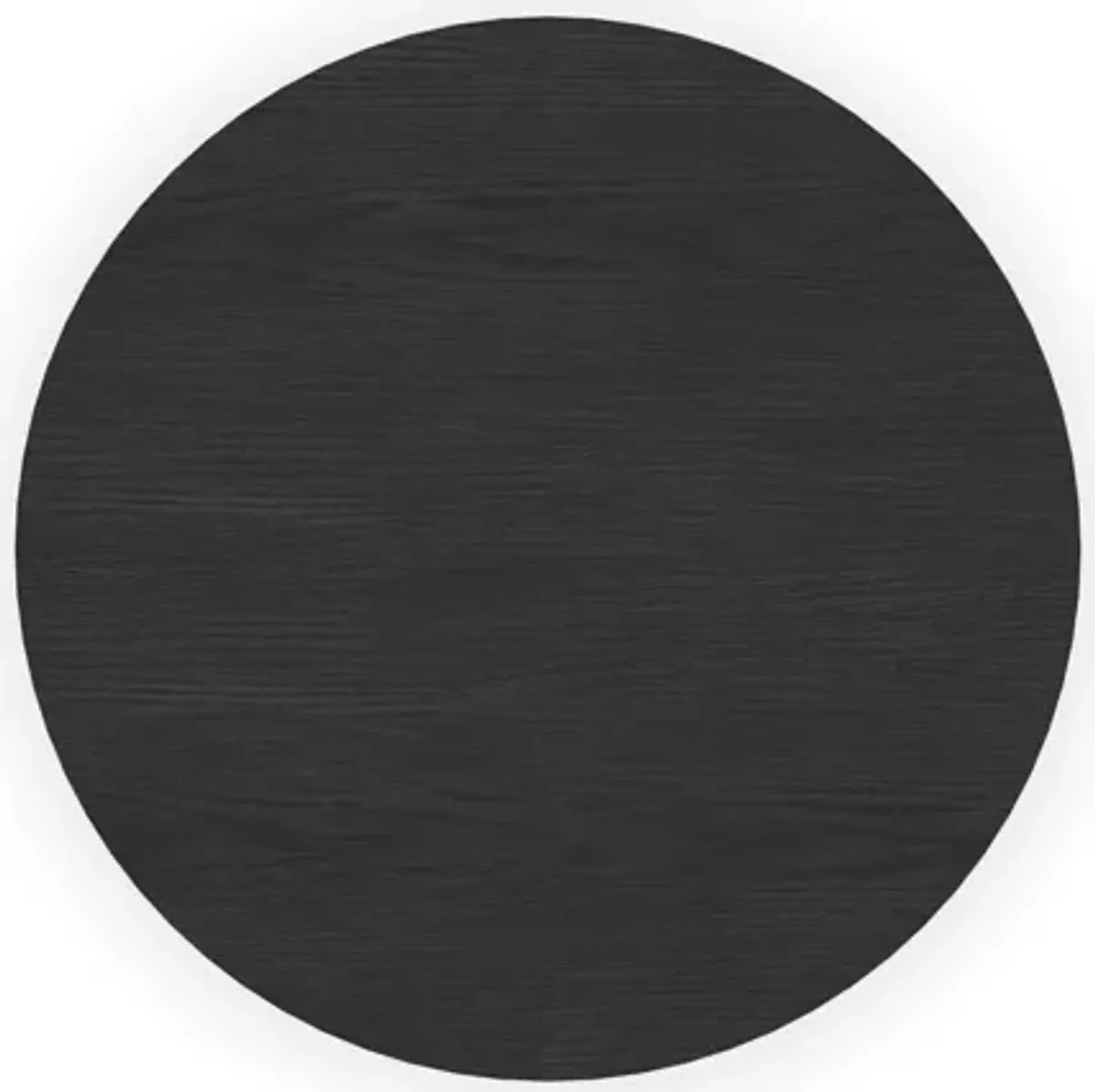 Waterfall Black Round Coffee Table