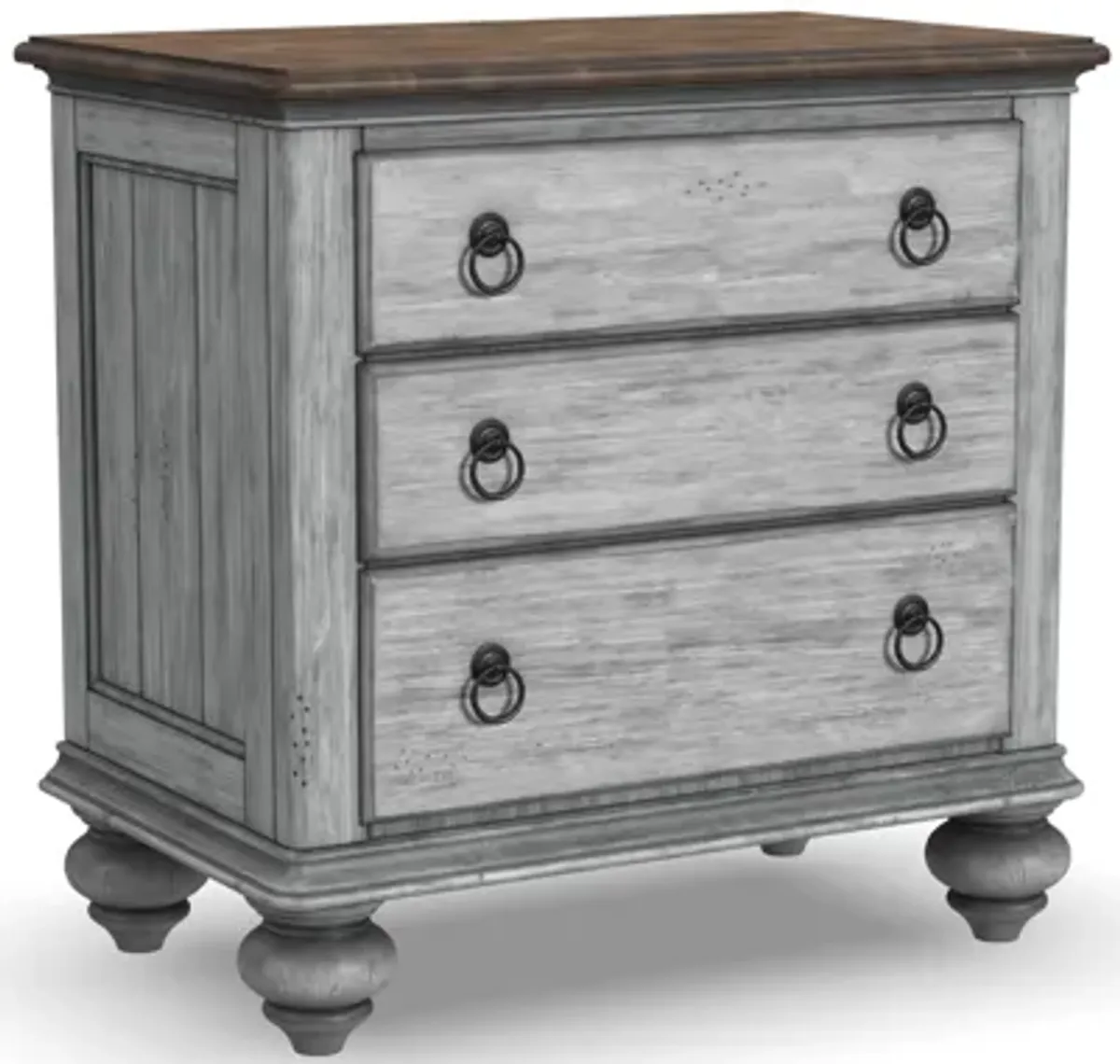 Plymouth Gray Nightstand
