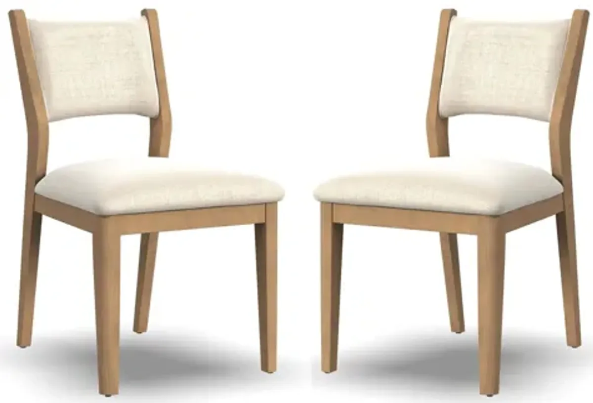 Normandy Pair of Upholstered Dining Chairs