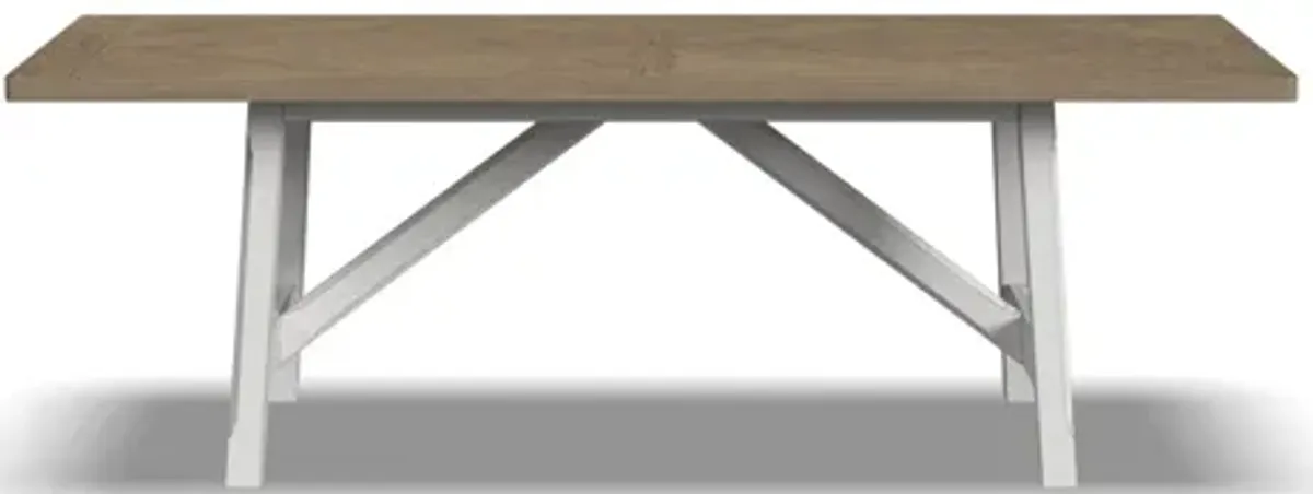 Melody White Rectangular Dining Table