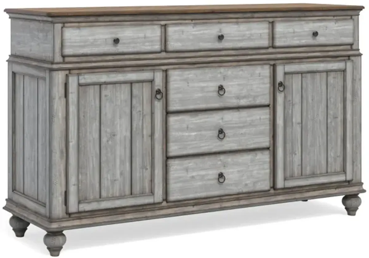 Plymouth Gray Buffet