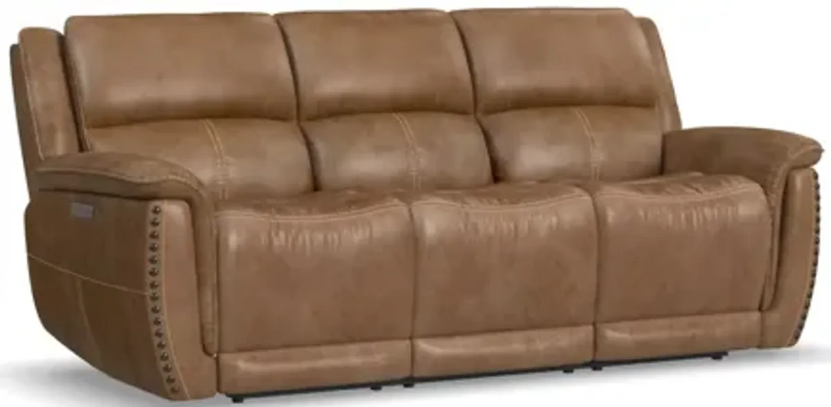Beau Silt Fabric Power Reclining Sofa