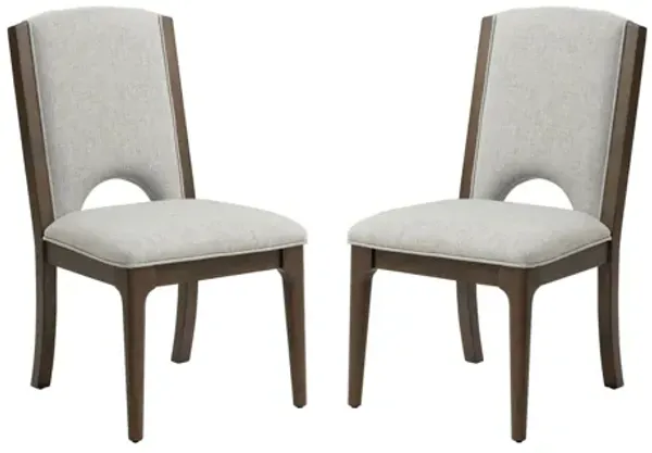 Athens Pair of Upholstered Dining Chairs