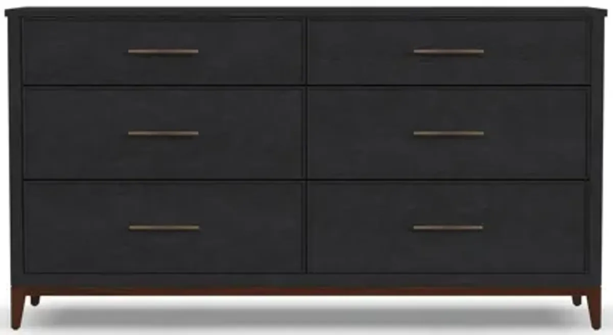 Waterfall Black Dresser