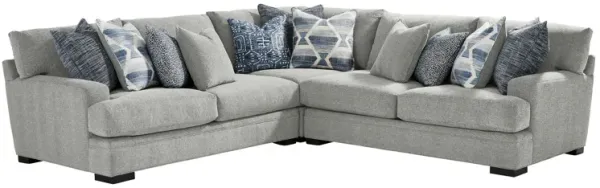 Bulova Silver 3-Piece Sectional