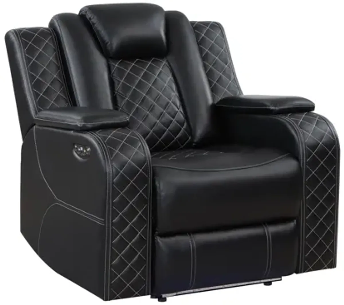 Radiant Power Recliner - Black