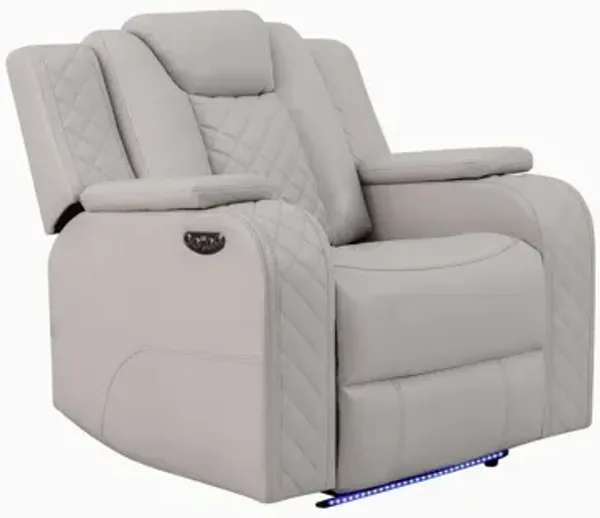 Radiant Power Recliner - Gray
