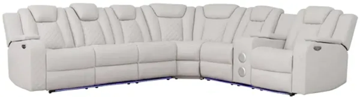 Radiant 3-Piece Reclining Sectional - Gray