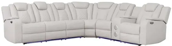 Radiant 3-Piece Reclining Sectional - Gray