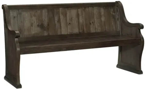 Gloversville Bench With Arms