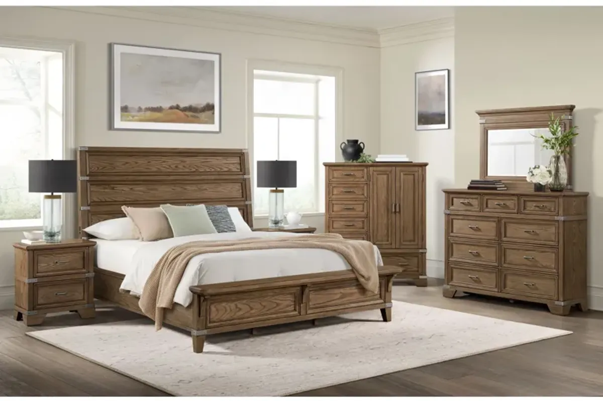 Forge Brown 6-Piece Queen Bedroom Set