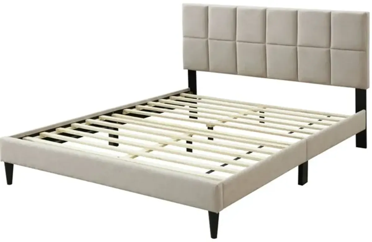 Evelyn Queen Channel Bed in a Box with USB Port