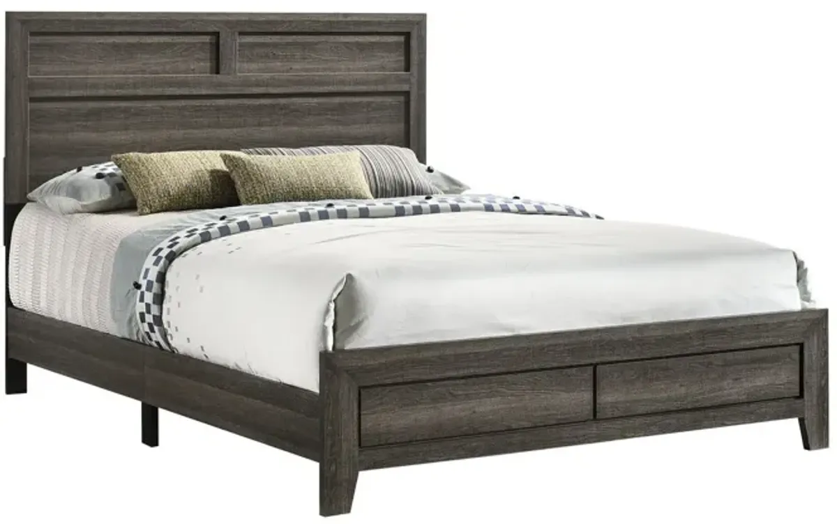 Issac Full Panel Bed in a Box with USB Port