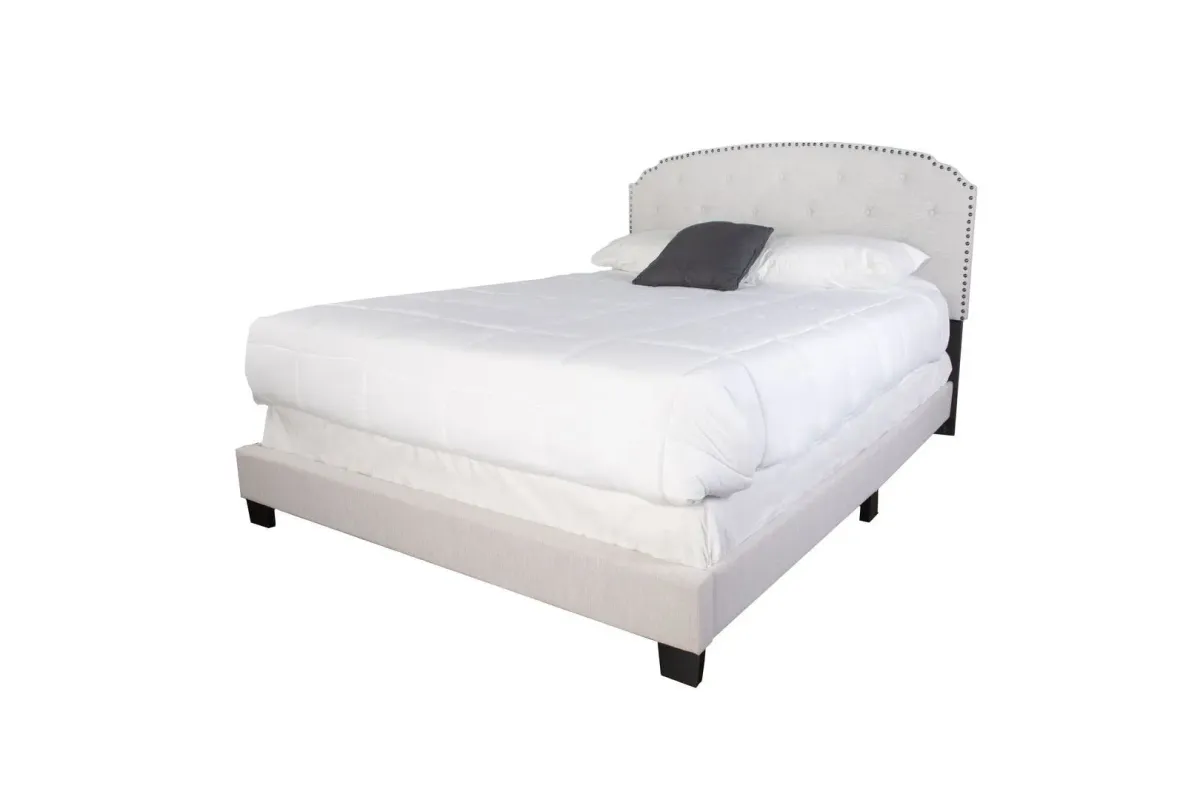 Olivia Upholstered Queen Bed in a Box