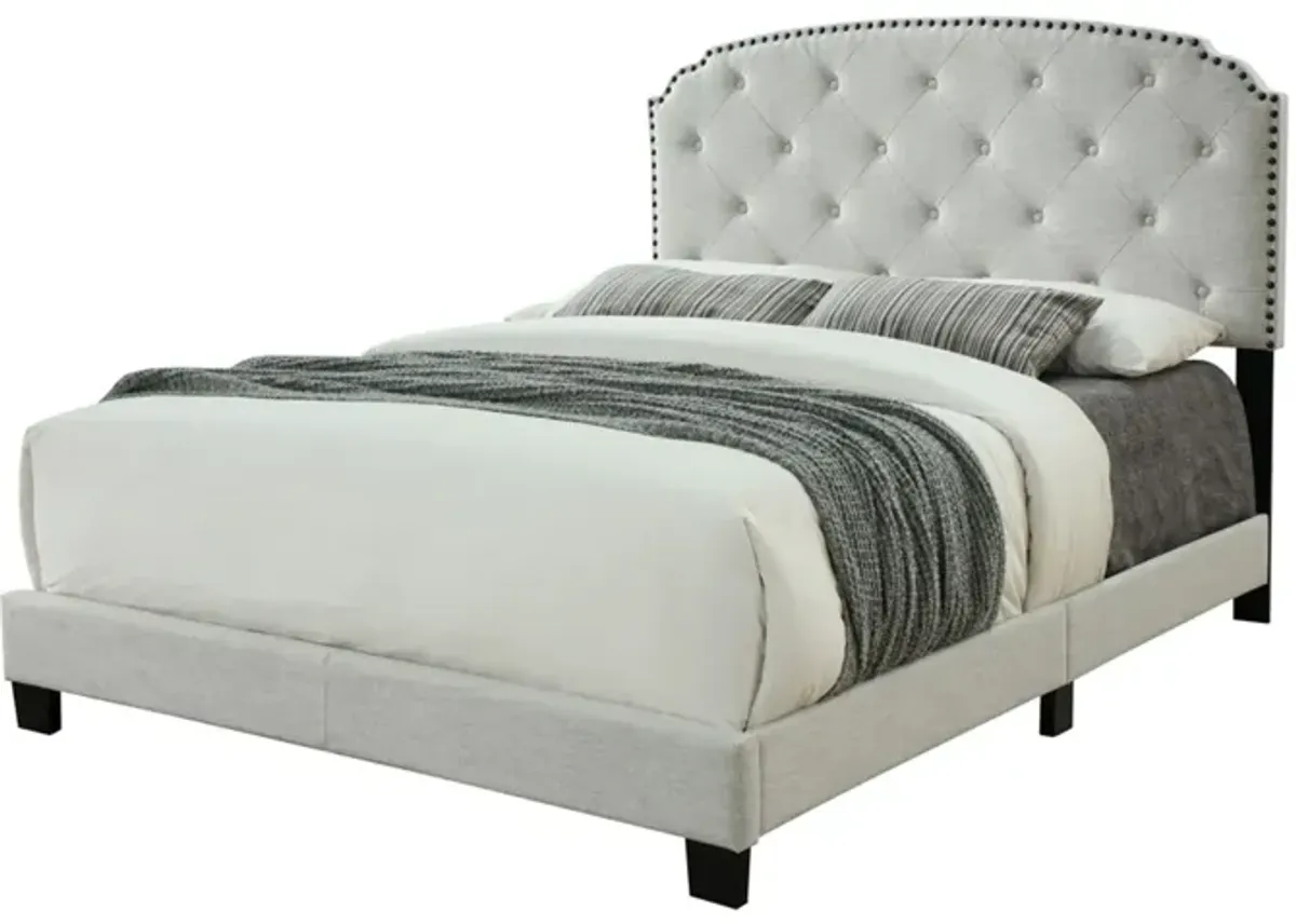Olivia Upholstered King Bed in a Box