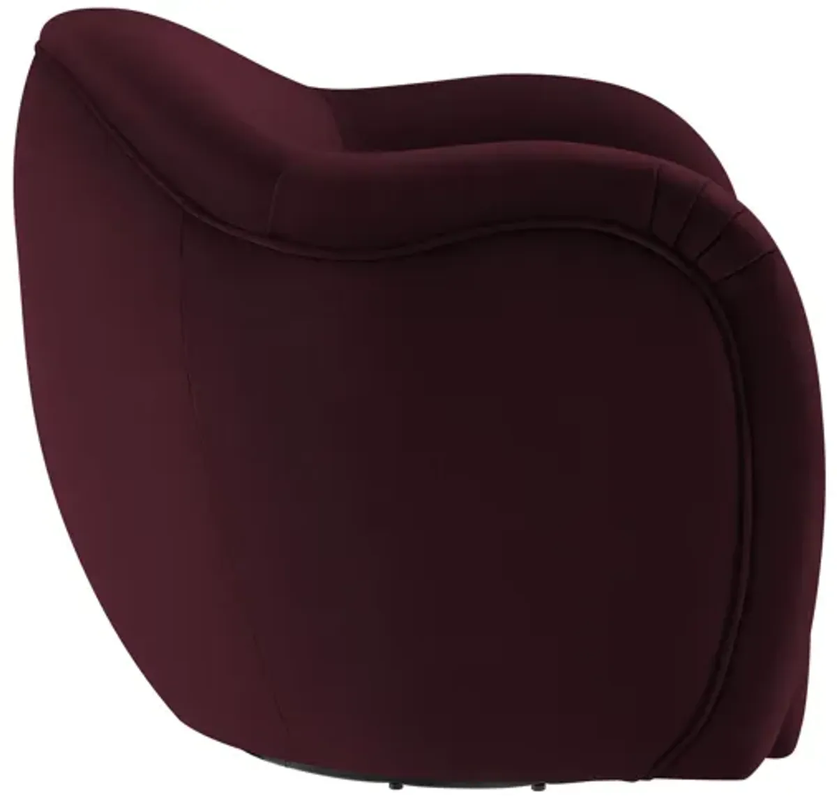 Compose Performance Velvet Swivel Armchair