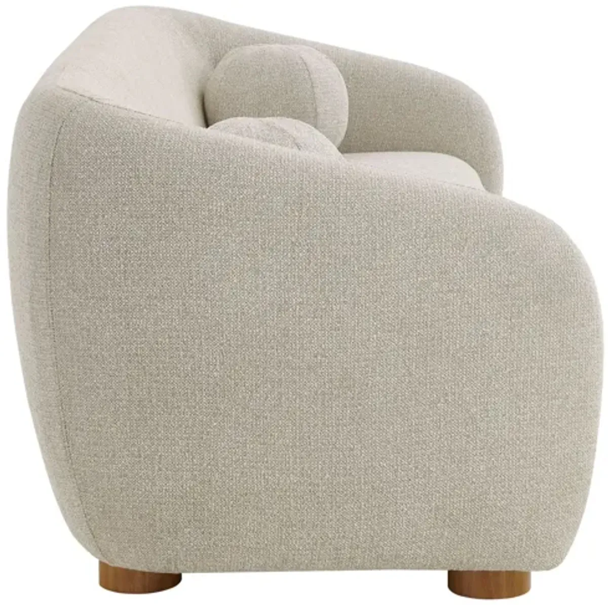 Holland 85" Chenille Fabric Sofa  - Dove Gray