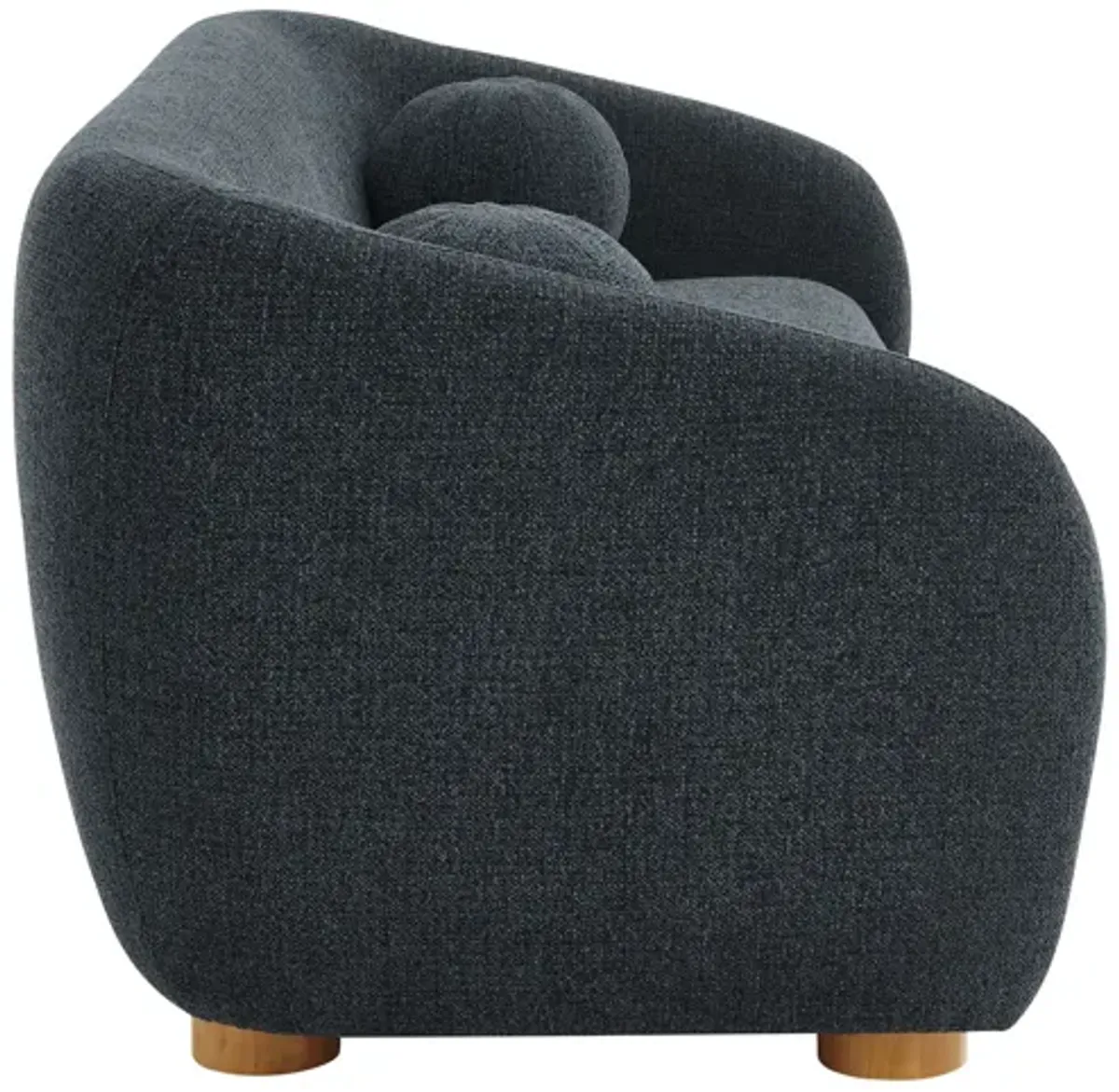 Holland 85" Chenille Fabric Sofa  - Navy