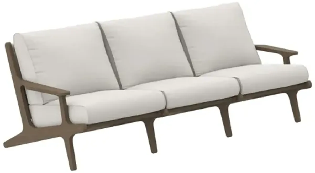 Saratoga Outdoor Patio Teak Sofa