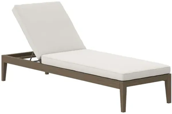 Northlake Outdoor Patio Teak Chaise Lounge