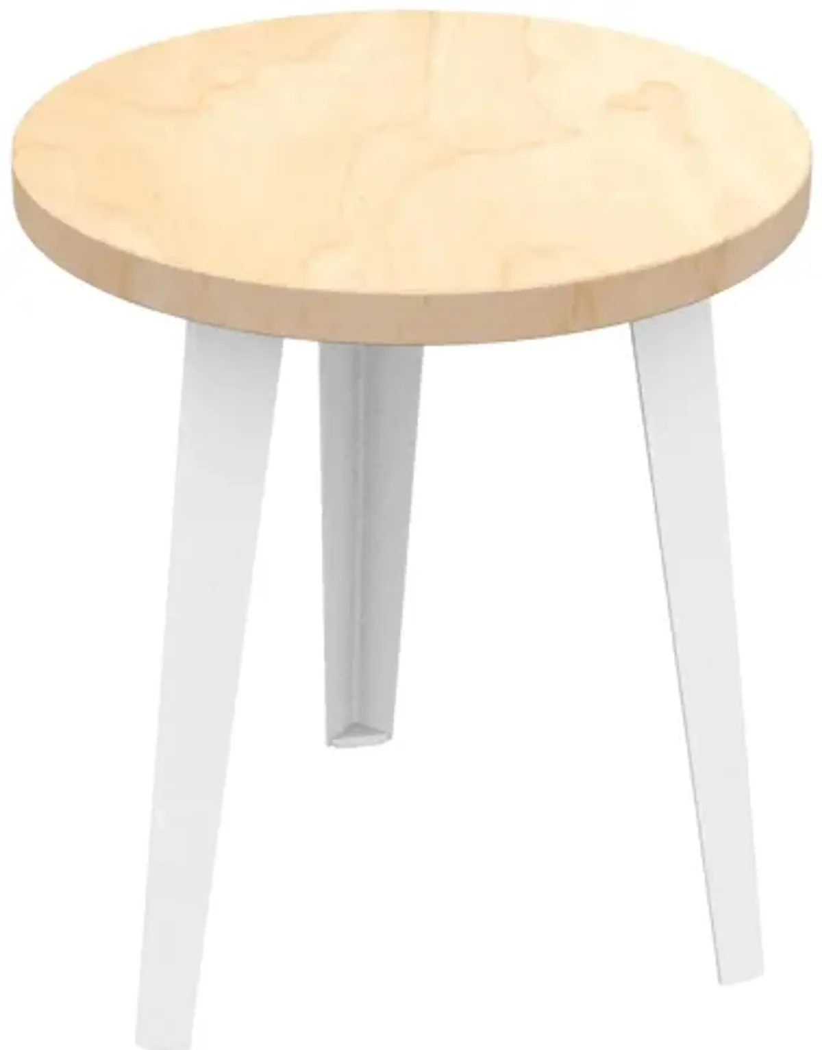 15" Birch & White Side Table by Floyd