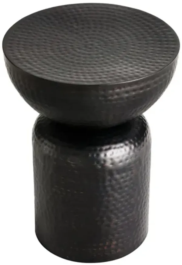 Mella Metal Hammered Side Table by Modway