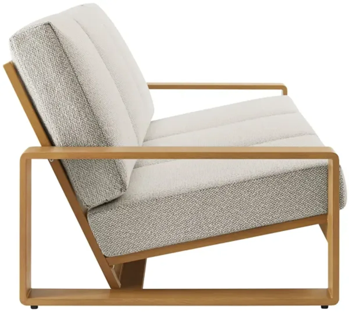 Lirienne Outdoor Patio Aluminum Faux Wood Sofa by Modway