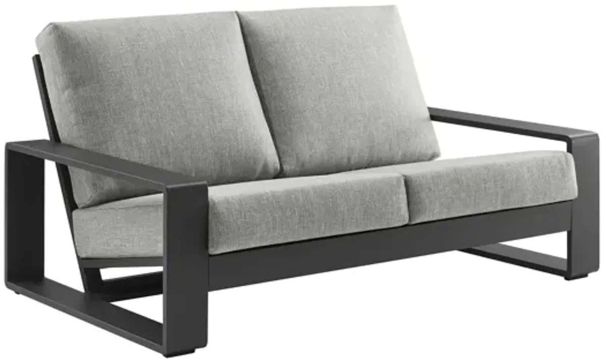 Lirienne Outdoor Patio Aluminum Loveseat by Modway