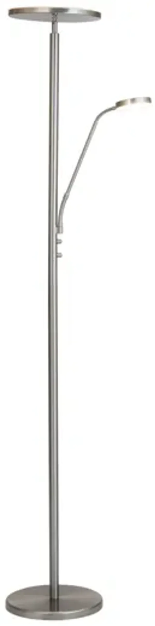 Monet Floor Lamp - Brushed Nickel