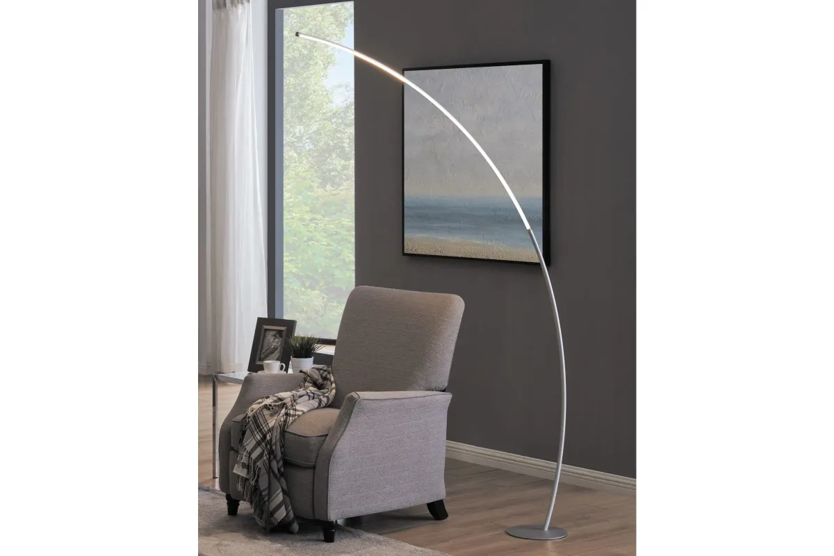Monita Arc Lamps - Silver