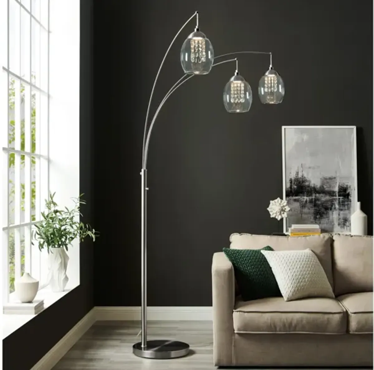 Ladessa Arc Lamps