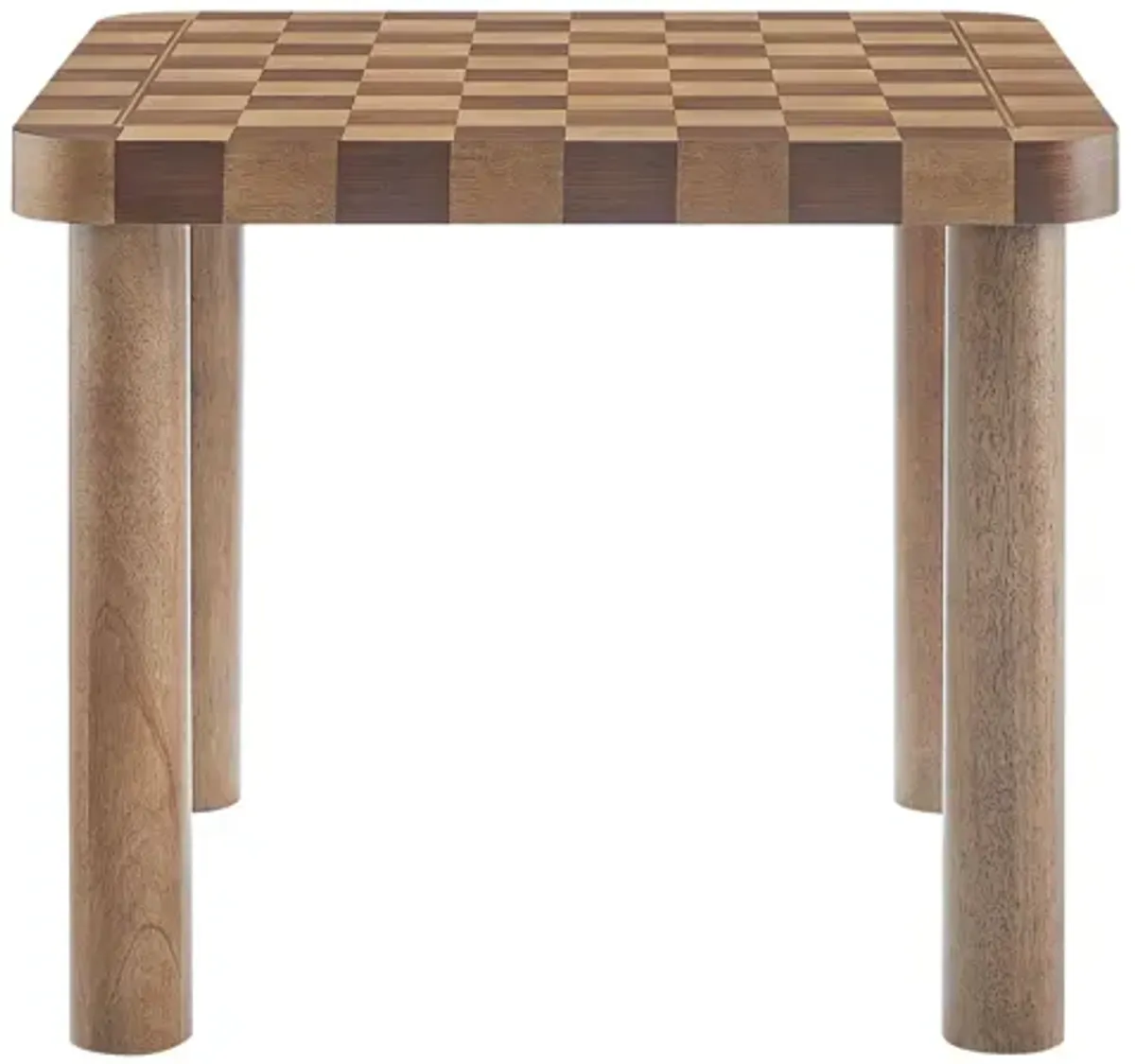 Oscar 36 Inch Square Checkered Dining Table by Modway