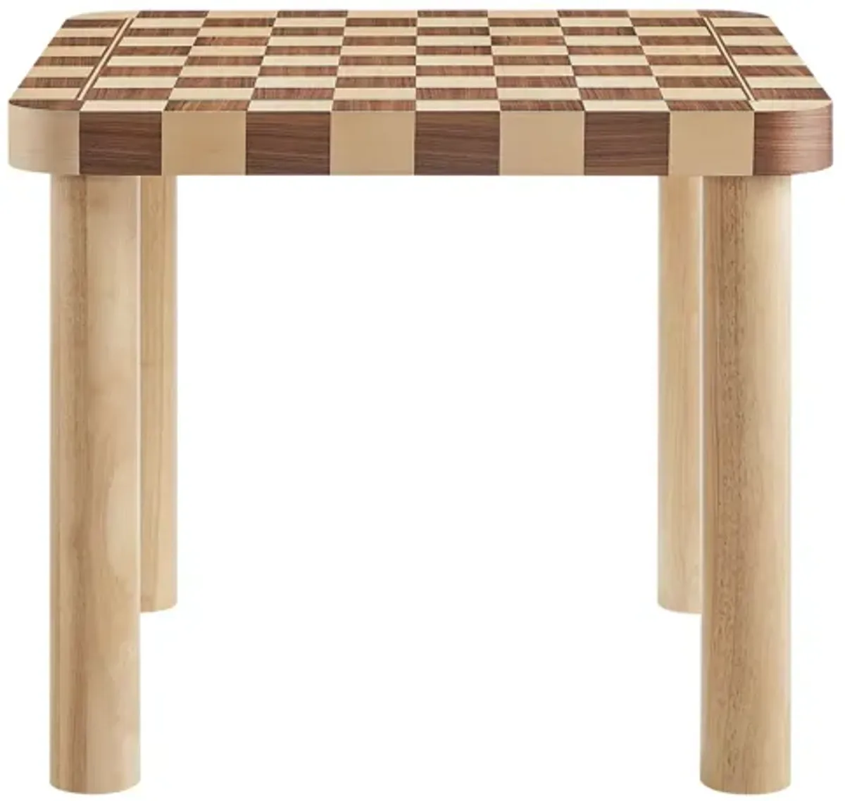 Oscar 36 Inch Square Checkered Dining Table by Modway
